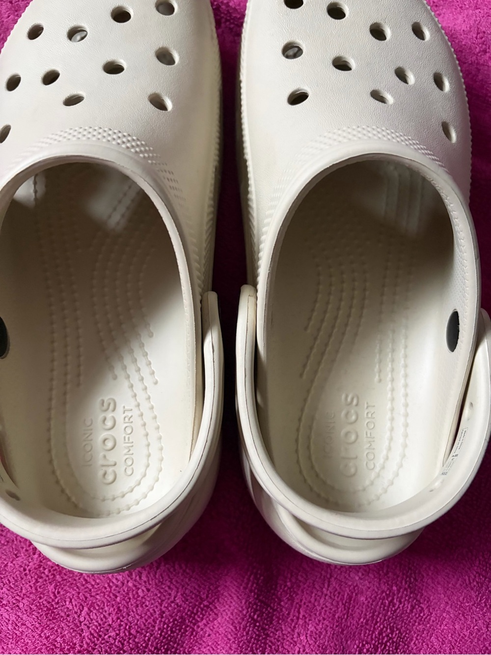 Tan Platform Crocs - Picture 7 of 8